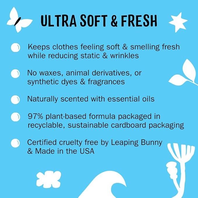 Molly's Suds Fabric Softener Dryer Sheets - Image 3