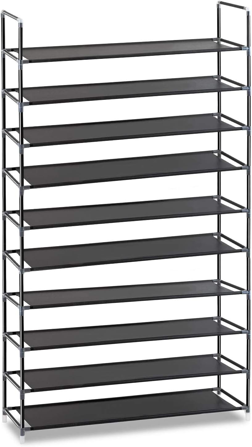 10 tiers shoe rack non-woven fabric shoe organizer, main product view
