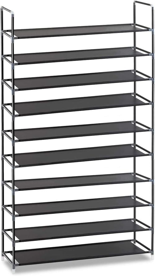 10 tiers shoe rack non-woven fabric shoe organizer, main product view