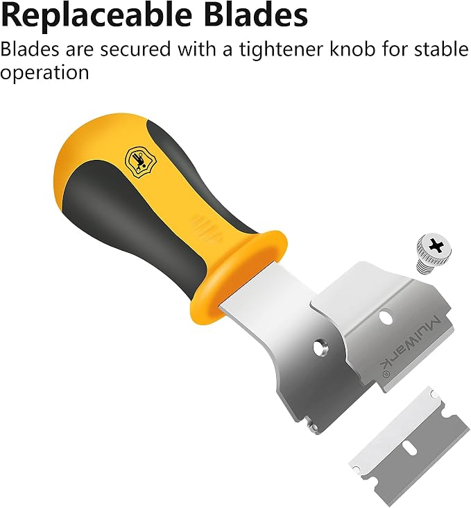 MulWark Razor Blade Scraper | 2 Handles Razor Scraper Set - Image 5