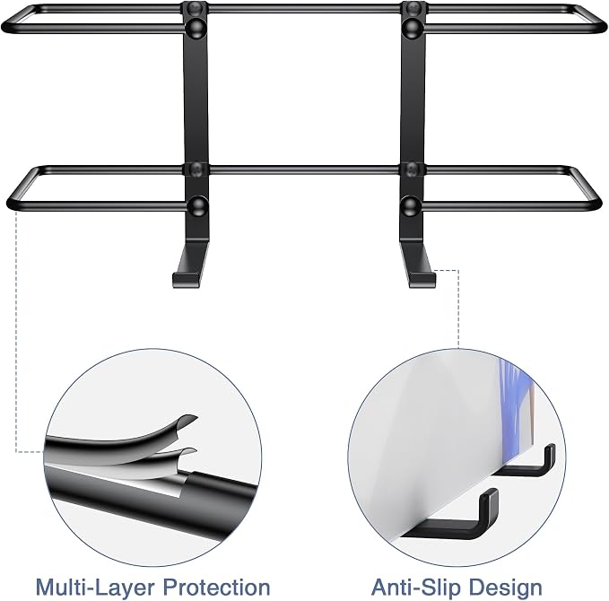 Glove Box Dispenser Wall Mount: Black Glove Holder Organizer - Image 8
