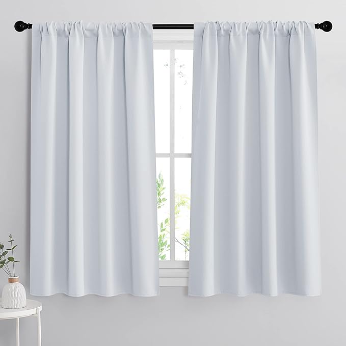 RYB HOME White Curtains for Bedroom by RYBHOME