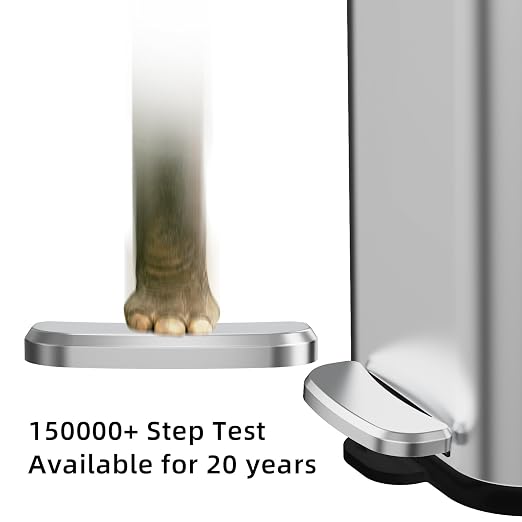 Stainless Steel Bathroom Trash Can - Image 7