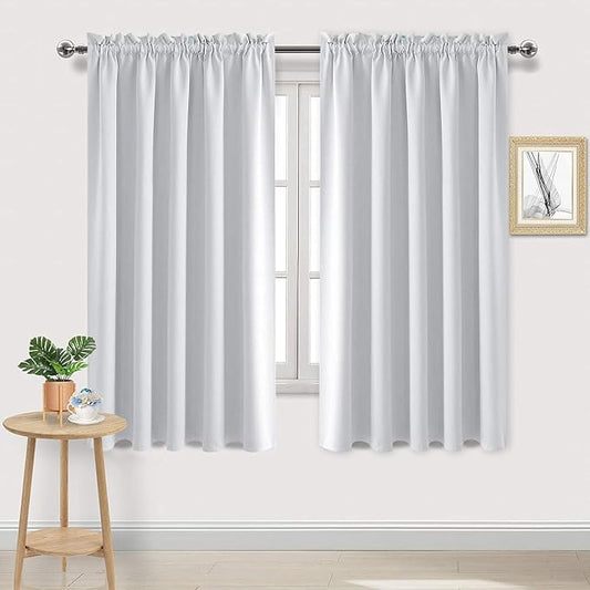 DWCN Blackout Curtains for Bedroom – Rod Pocket Thermal Insulated Noise by DWCN