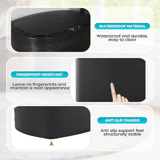 Automatic Motion Sensor Bathroom Trash Can - Image 3