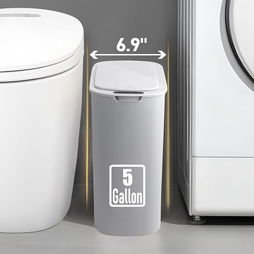 5 Gallon Motion Senor Bathroom Trash Can - Image 4