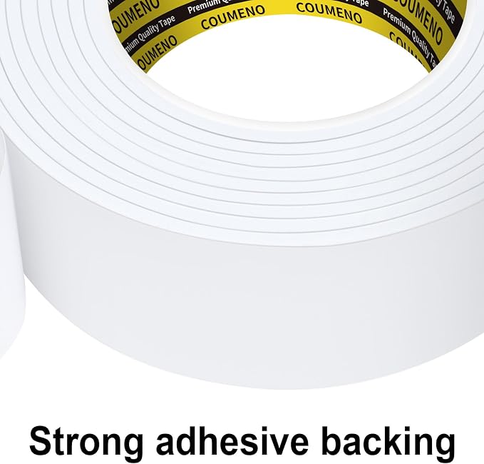 EVA Single-Sided Adhesive Foam Tape, Sealing Strip Foam Pad Sponge Tape Suitable - Image 3