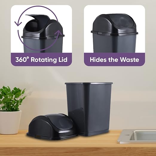 Superio Mini Desktop Trash Can - Image 6