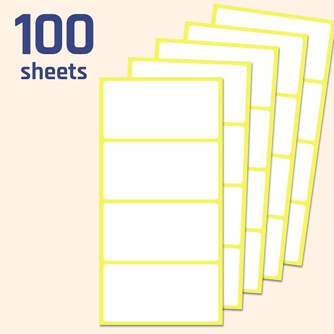400 Pieces, Organizing, Box Labels to Write On - Image 3