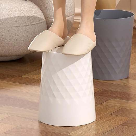 1.8 Gallon Small Trash Can 2 Pack Bathroom Garbage Can Waste Basket Recycling - Image 8