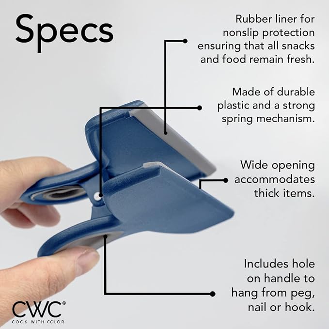 COOK WITH COLOR Bag Clips - Image 2