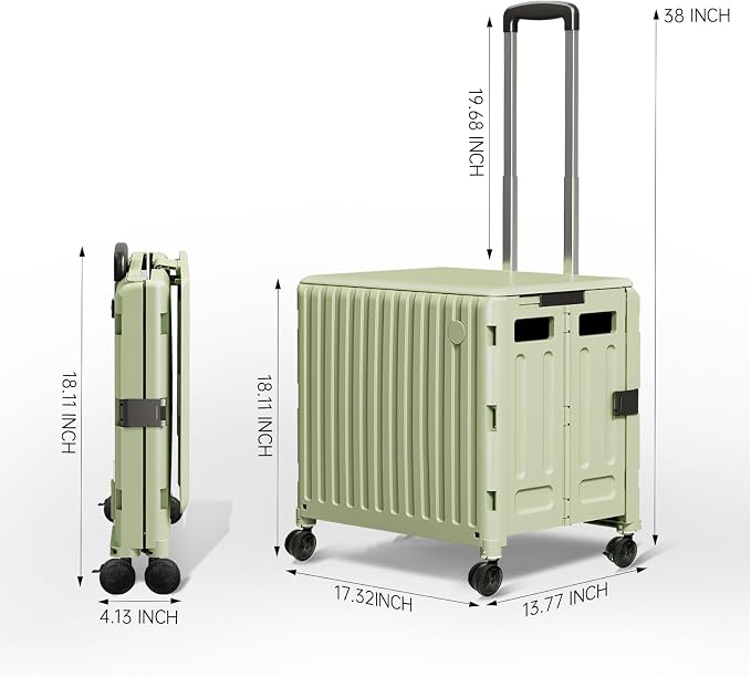 Heavy Duty Rolling Cart for Stairs：Collapsible Utility Crate - Image 4