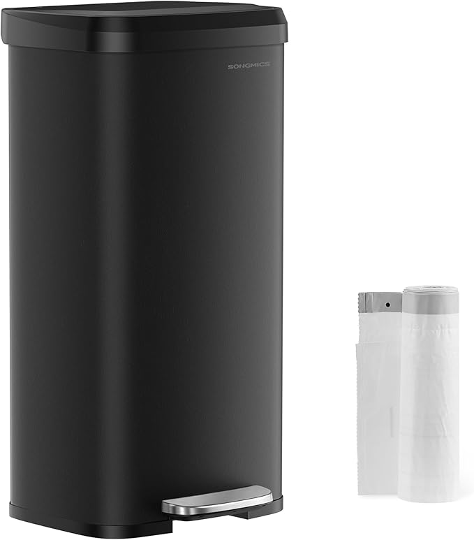 SONGMICS Kitchen Trash Can, 18-Gallon Stainless Steel Garbage Can, by SONGMICSbySONGMICSHOME