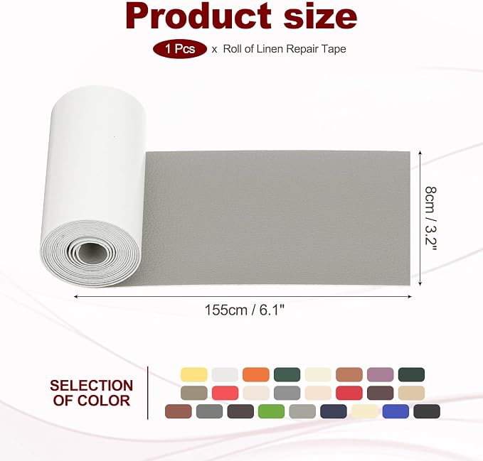 PATIKIL Leather Patches Tape for Furniture, 3.2 x 61 Inch Self Adhesive Vinyl - Image 2