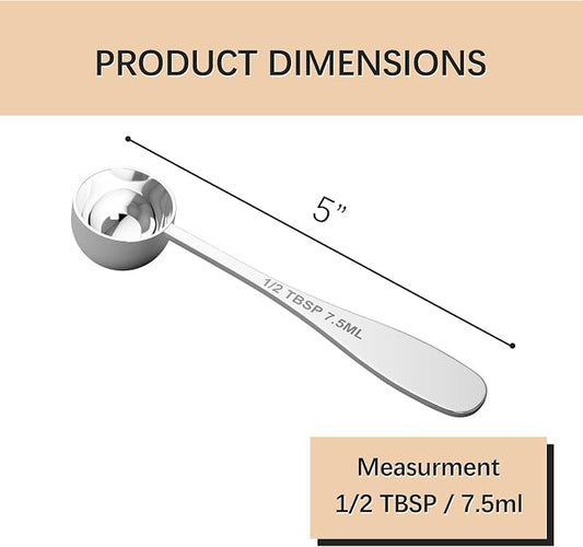 1PCS 1/2tbsp Single Measuring Spoon, Stainless Steel Individual Teaspoon - Image 2