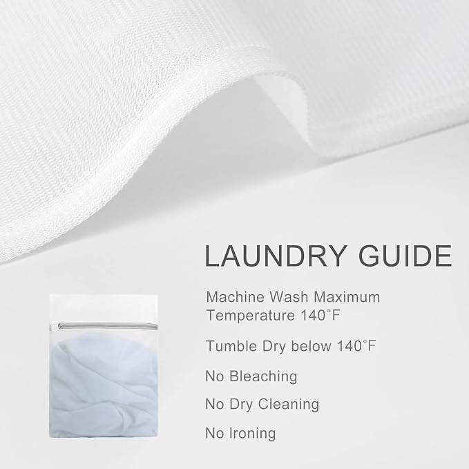 Muchfun 4Pcs Durable Fine Mesh Laundry Bags - Image 2