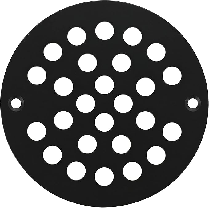 4-Inch Screw-in Shower Strainer Drain Cover Replacement Floor Strainer by vouruna