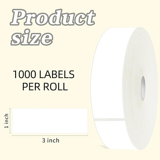 1000 Blank Removable Freezer Labels Water Oil Resistant - Image 2