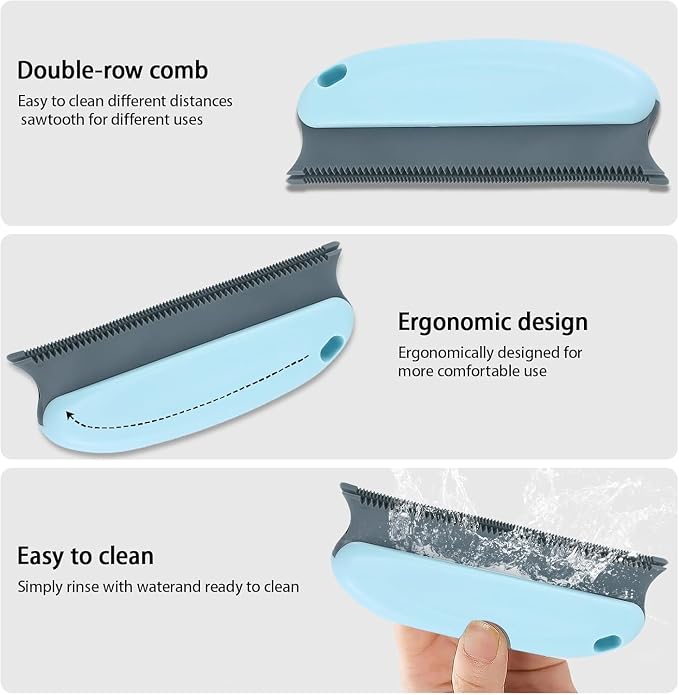 Pet Hair Remover, Portable Dog Cat Hair Remover, Lint Remover, Reusable Pet - Image 3