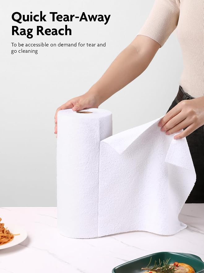 Fantasticlean Microfiber Cleaning Cloth Roll -40 Pack, Tear Away Microfiber - Image 2