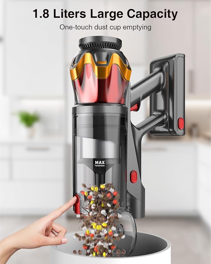 Cordless Vacuum Cleaner, 600W/50KPa/70Mins Vacuum Cleaners - Image 8