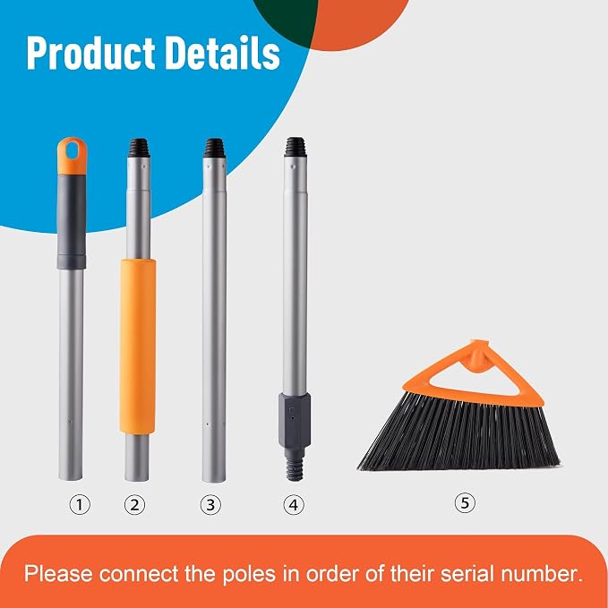 3 Pack Heavy Duty Outdoor Broom - Image 7