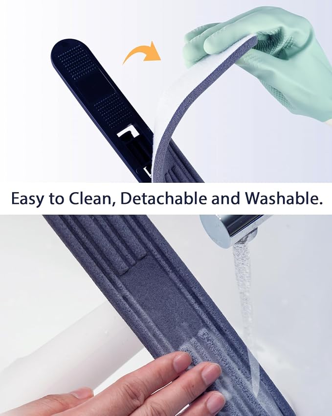 Red Horn Window Squeegee with Long Handle, Mirror Window Cleaning Squeegee Kit - Image 7