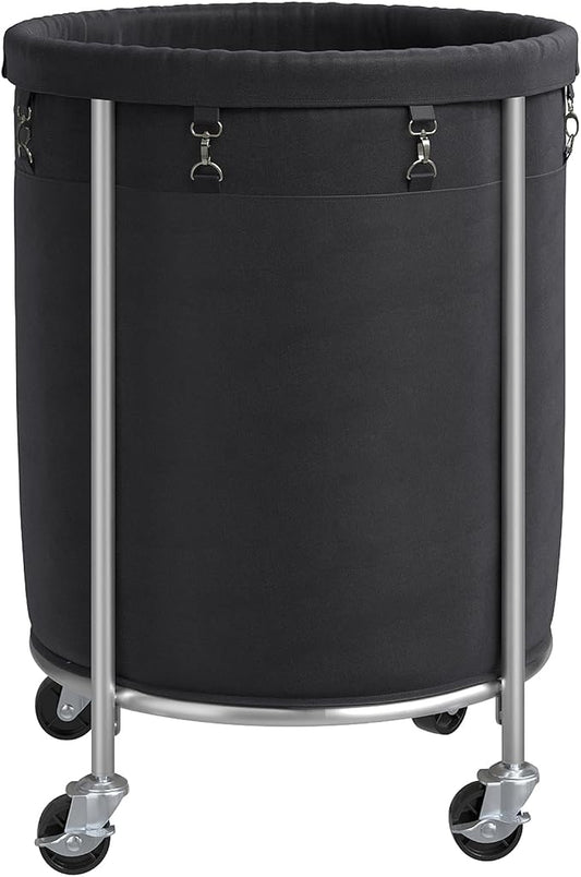 ELYKEN Laundry Hamper on Wheels, 23.6" Diameter 170L Large Capacity Laundry by ELYKEN