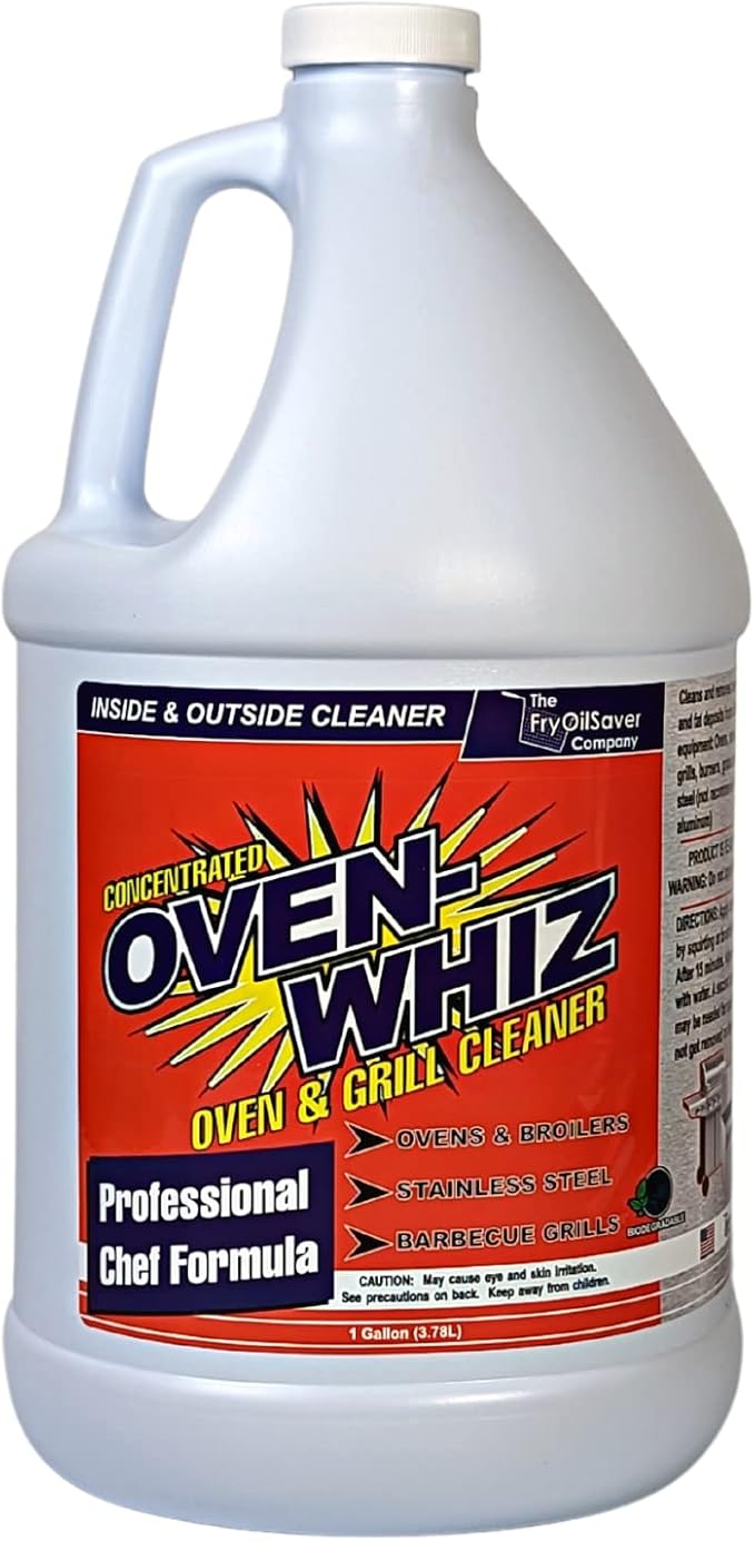 1 Gallon Oven-Whiz Oven & Grill Cleaner by FryOilSaver Co., Removes Tough Stains by THEFRYOILSAVERCOMPANY