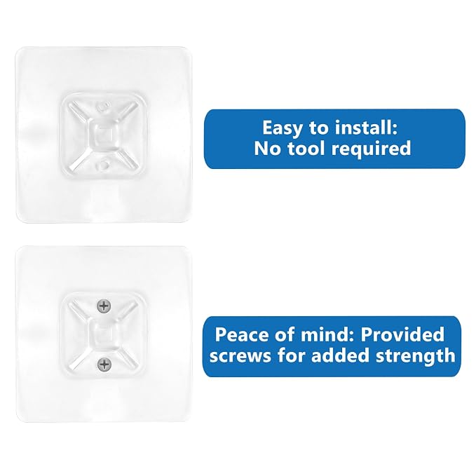 Adhesive Furniture Wall Anchors, Vinkqiado Anti Tip Furniture Safety Straps - Image 5