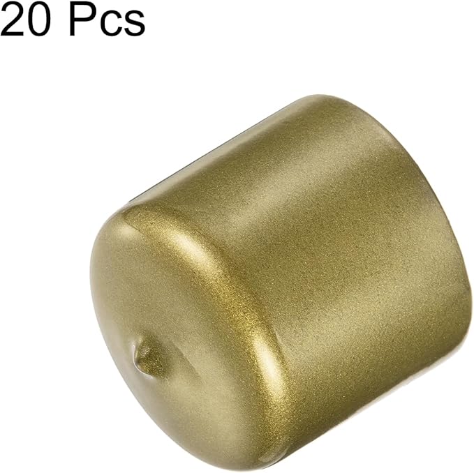uxcell 20pcs Rubber End Caps 42mm ID Vinyl Round Tube Bolt Cap Cover Thread - Image 2