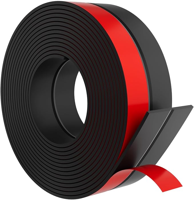 Heavy-Duty 20 ft x 2 in Weather Stripping, Door Draft Stopper Silicone Seal by Elvone