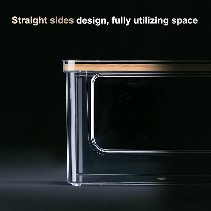 Hudgan Stackable Storage with Bamboo Top - Image 4