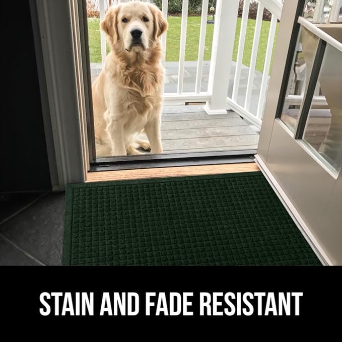 GORILLA GRIP Front Door Mat, Indoor Outdoor Ultra Absorbent HydroAbsorb Doormat - Image 9