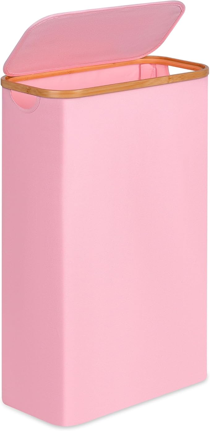 Slim Laundry Basket, 60L Laundry Hamper by Merkisa