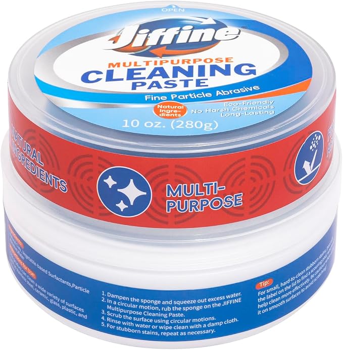 Cooktop Cleaner Paste, the Pink Of Stuff, Miracle All Purpose Cleaning Paste by Jiffine