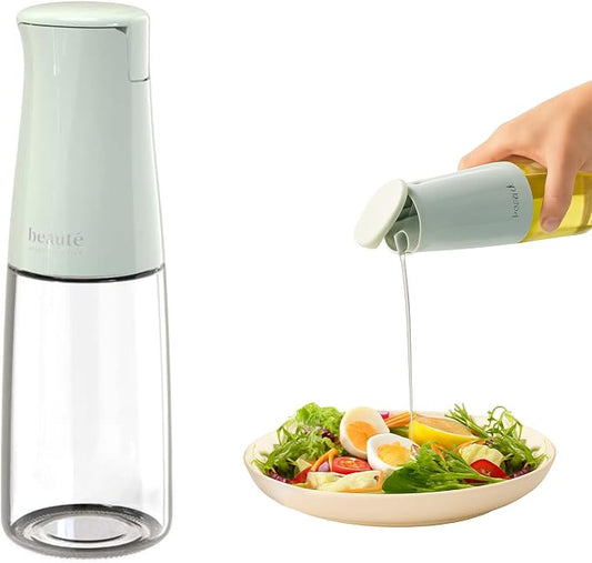 17oz Oil Bottles for Kitchen, Auto Flip、Non-Drip、Leak Proof, Cooking Oil by JANSSE