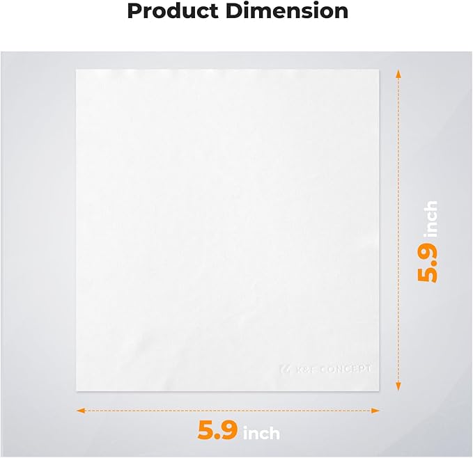 K&F CONCEPT 6 Pack Microfiber Cleaning Cloths - Image 3