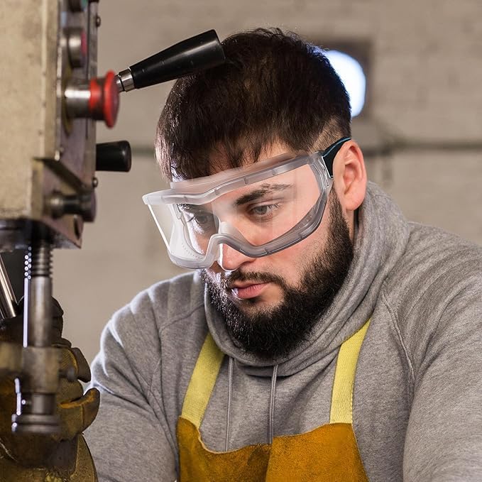 Chemistry Lab Safety Goggles, that Fit Over Glasses, Scientific, Construction - Image 7