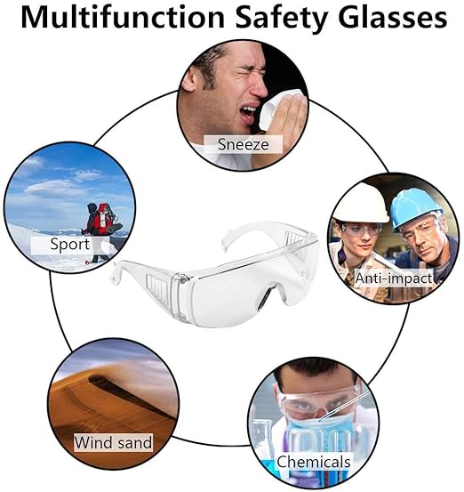 Safety Anti Fog Goggles 3-Pack - Image 6
