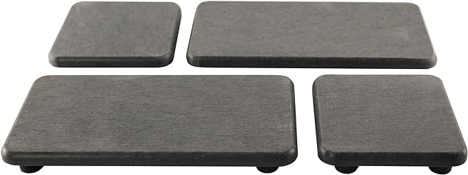 Set of 4 Water Absorbent Diatomite Coasters, Diatomaceous Earth Kitchen Soap by NiuYichee