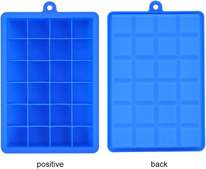 Ice Cube Tray, Silicone Square Ice Trays Easy Release Stackable Ice Cube Mold - Image 7