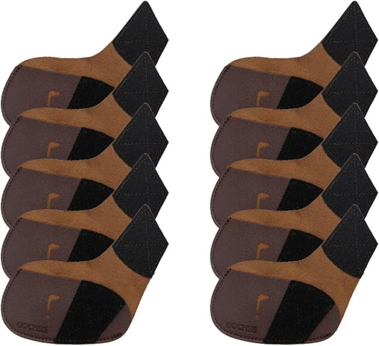 I Golf Iron Headcovers 10pcs PU Fit Both Right-Handed Clubs Golf Club Protector - Image 2