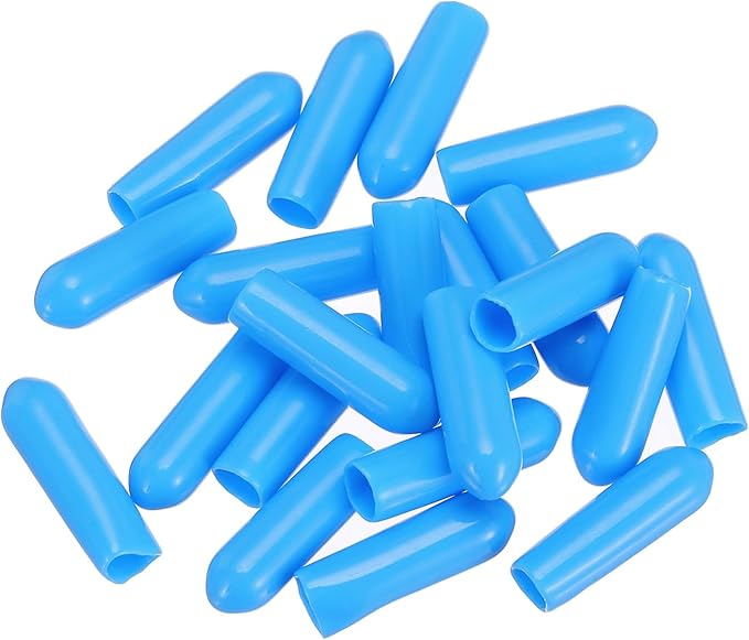 uxcell 20pcs Rubber End Caps 4mm ID Vinyl PVC Round Tube Bolt Cap Cover Screw - Image 4