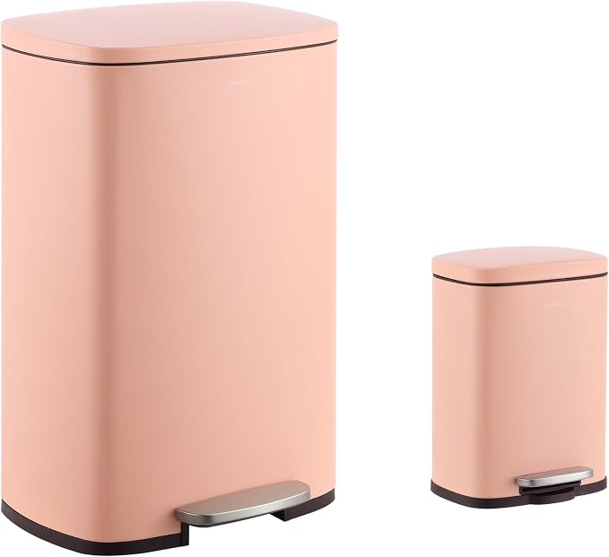 happimess HPM1006G Connor Rectangular 13-Gallon Trash Can by Happimess