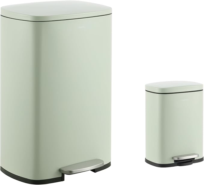 happimess HPM1006E Connor Rectangular 13-Gallon Trash Can by Happimess