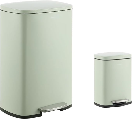 happimess HPM1006E Connor Rectangular 13-Gallon Trash Can by Happimess