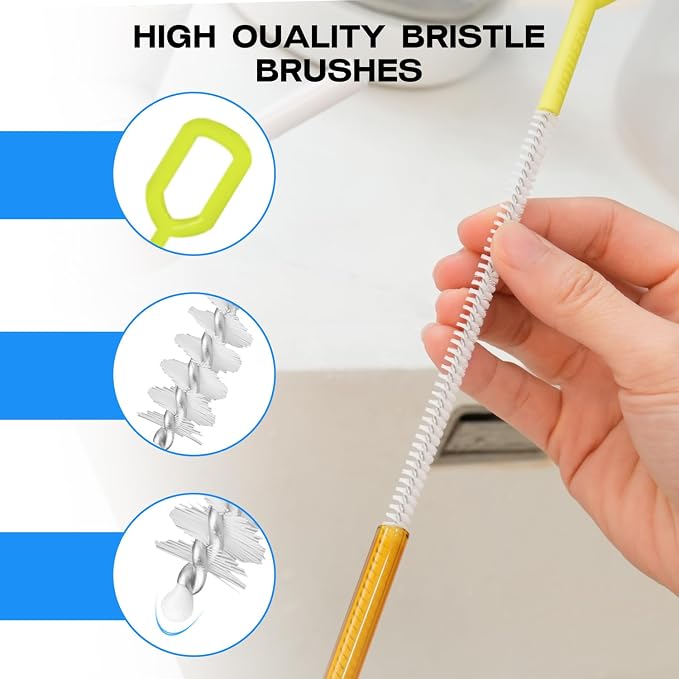 8-Piece Straw Cleaner Brush Set - Image 2