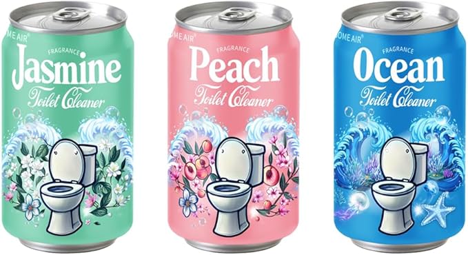 Beverage can Toilet Bowl Cleaner, Septic Toilet Bowl Tablets in Bottles by Unknown