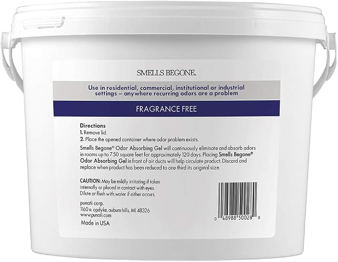 SMELLS BEGONE 1-Gallon Odor Absorber Gel - Image 2